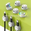 Set de Gestión de Cables de Venta Caliente Transfronterizo Organizador de Cables de Absorción Magnética Atadura de Cables Puede Almacenar Enrollador de Cables de Velcro