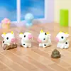 Adornos de Micro Paisaje Linda Vaquita Escritorio de Casa Coche Resina Manualidad DIY Decoración Pequeños Adornos Accesorios