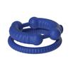 Anillo de bloqueo sin vibración transfronterizo collar de silicona para hombre anillo físico de cuatro agujeros para hombre HA-832 doble anillo bloqueo fino