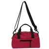 Bolso de Mano Multifuncional Ligero para Exteriores de Gran Capacidad Tela de Nylon Estilo Japonés Bolso de Bolos Versátil Bolso de Hombro Cruzado