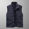 Novedad Otoño/Invierno 2026 Chaleco Outdoor para Hombre Casual Transpirable Chaleco de Pesca de Secado Rápido Chaleco de Trabajo Gilet Deporte