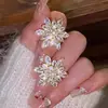 Brincos florais frescos estilo floresta para mulheres, estilo férias na praia primavera/verão, moda dopamina, brincos de tarraxa elegantes e bonitos