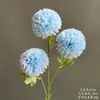 Flores Artificiais Azuis para Casamento Flores Falsas de Teto Decoração de Casamento Parede de Flores Arranjo de Flores de Chão para Casamento Materiais para Arranjo de Flores de Seda