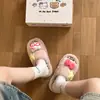 Óculos Fofos Macios Gatinho Chinelos Peludos Feminino 2026 Outono Inverno Aumenta Altura Confortável Feminino Casa Sapatos Peludos Antiderrapante