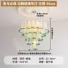 Venda Direta da Fábrica Lâmpada de Sala de Estar Francesa MURANO Luxo Leve Retro Lustre para Escada Duplex Lâmpada para Quarto Principal de Vidro Americano