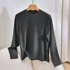 Camiseta Térmica Base de Color Liso Personalizada para Mujer Otoño Invierno Cálida Anti-Pilling Corte Ajustado Prenda Interior Fábrica de Origen Personalización Venta al por Mayor