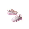 Nuevos Tenis con Luces para Niñas 2024, Moda Estilo Coreano, Velcro, Suela Suave, Zapatos para Bebé