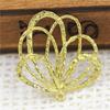 Acessórios de jóias diy anel de fio de cobre fundido 26 * 28 MM antigo hairpin cocar brincos acessórios de material