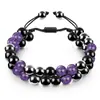 Pulsera de Ojo de Tigre Ojo de Gato Doble Fila Pulsera de Obsidiana con Venas Rojas Turquesa Pulsera de Fantasma Verde Pulsera de Piedra Natural