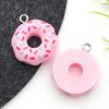 Ventas Calientes Transfronterizas 1 Colgante de Resina de Dona DIY Accesorios Hechos a Mano Aretes Collar Pulsera Llavero Joyería Colgante