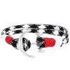 Nova Promoção Quente do AliExpress Tendência Europeia e Americana Âncora de Navio Pulseira Masculina Pulseira de Corda de Poliéster Atacado Joias de Comércio Exterior