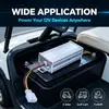 Conversor de Tensão DC para Bateria de Veículo Elétrico 36V72V84V120V48V para 12V10A20A30A Motocicleta Elétrica