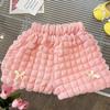 Conjunto de Verão para Meninas 2026 Novo Estilo Moda Coreana Conjunto de Manga Curta para Meninas Pequenas com Calça Floral Conjunto de Verão de Duas Peças