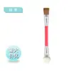 Brocha de Sombra de Ojos de Doble Punta con Mango Rojo al por Mayor + Esponja Diseño de Doble Punta Multiusos Opcional Multicolor 7.5