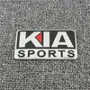 Para KIA KIA Coche Metal Logo de Coche Pegatina de Coche Estéreo Metal Aluminio Pegatina Decorativa Venta Caliente Stock Mayorista