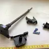 Accesorios para ventana de pantalla invisible tipo gancho para subir y bajar tipo carrete juego completo blanco negro con resorte