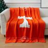 Manta de Forro Polar de Rugby Béisbol Lado Mitad Tejido Jacquard Manta de Hilo de Pluma Manta Cubierta Manta de Nube de Franela