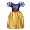 Disfraz Infantil de Halloween Nuevo Cenicienta Vestidos de Manga Corta Vestido Infantil Infantil