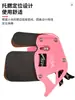 Protectores de Dedos Competitivos de Doble Capa, Protectores de Dedos de Posicionamiento con Soporte para la Barbilla, Doble Capa de Cuero y Plástico, Equipo de Protección para Tiro con Arco Competitivo