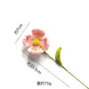 Ramo de Flores Artificiales de Twist Único Acabado Flor Falsa Decoración de Amapola Accesorios de Fotografía Decoración de Regalo Navideño