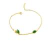 Pulsera de Calabaza Chapada en Oro Jade Hetian Natural Zafiro Pulsera Retro Personalidad Versátil Joyería Oro Antiguo para Mujer