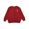 Suéter Cardigan Bordado Estilo Floresta para Meninas Wulibu 2026 Primavera e Outono Jaqueta Casual Estilosa com Barra Canelada Infantil