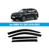 Adecuado para Bmw X5 G05 2019-2023 Deflector de Ventana Lateral para Lluvia Ceja de Lluvia Engrosada Translúcida