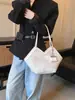 Bolso Cubo de Tote Casual Coreano de Nicho para Mujer, Bolso de Hombro Nuevo de Gran Capacidad, Bolso Vintage para Debajo del Brazo