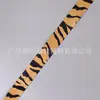 Cordón de Cuero con Estampado de Leopardo de Colores Tira de Piel Prensada Pu Correa de Unión de Borde Correa para el Hombro Hecho a Mano DIY Lazo Accesorios para Ropa Correa Tejida
