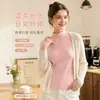 0 Camiseta Térmica de Poliéster Capa Base Acrílico Toray 10A Antibacteriana Anti-Pilling Alta Elasticidad Cuello Semi-Alto Ropa Térmica Capa Base
