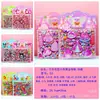 Nuevas Pegatinas de Moda de Princesa de Dibujos Animados de Doble Capa 2 Pegatinas de Burbuja para Niña Pegatinas Calientes Plateadas Al por Mayor