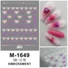 Pegatinas 5D en Relieve para Uñas Año Nuevo 2024 Dragón Chino Tótem Danza del León Fortuna Mahjong Calcomanías Adhesivas para Uñas