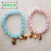 Pulsera floral pequeña joyería pulsera esmalte arena dorada elegante combinable pulsera fresca combinable pulsera femenina combinable ins