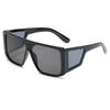 Nuevas gafas de sol de una pieza con montura extragrande para hombre, gafas de sol personalizadas de moda para mujer, gafas de parabrisas transfronterizas europeas y americanas S9010
