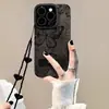 Couro Estampado Borboleta Retrô Maçã 16 Capa para Celular Iphone15Promax Camurça Xr Nicho Feminino Corrente 17