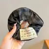 2026 Nuevo Estilo Coreano Color Sólido Accesorio para el Cabello Estilo Francés Bufanda Cuadrada para Mujer Diadema Scrunchie de Encaje Elegante de Alto Valor