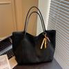 Bolso de Cuero Gamuzado Transfronterizo para Mujer, Gran Capacidad, Nuevo 2026 Otoño e Invierno Versátil Retro Bolso de Hombro Único Bolso Tote Madre e Hija