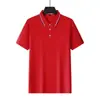 Camisa Polo de Seda Helada de Manga Corta con Cuello para Mujer, Impresión de Logo Personalizado, Uniforme de Maestra de Jardín de Infancia, Camiseta de Trabajo