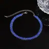 Collar Cruzado con Incrustaciones de Diamantes Brillantes, Diseño Sencillo de Nicho, Versátil para el Uso Diario, Collar de Lujo Ligero y de Alta Gama para Mujeres