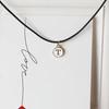 Diy26 Collar con Colgante de Letra Inglesa Estudiante Femenina Pareja Coreana Novia Enviar Novio Cadena Clavícula Cadena de Cuello