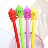 Oferta Especial Venda Direta da Fábrica Caneta Gel Desenho Animado Caneta Silicone Desenho Animado Estudante Escritório Caneta Tinteiro Preta Caneta de Assinatura Papelaria