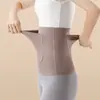 Cinturón de Soporte Lumbar Cálido para Mujer, Transpirable de Alta Elasticidad Moldeador Amigable con la Piel Forrado de Felpa, Cintura Cómoda y Cálida