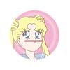 Anime Sailor Moon Liebre Agua Hielo Luna Insignia Insignia Broche 58MM Insignia de hojalata Yum