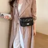 Bolsa Estilosa 2026 Moda Feminina Tendência Luxo Leve Corrente Super Quente Versátil Nova Bolsa Transversal Padrão Diamante Ombro Único