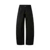 Jeans de Color Sólido Estilo Old Money para Hombre, Tendencia Otoñal 2026, Pantalones Casuales Holgados de Pierna Ancha Curvos