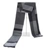 Novo Cachecol Masculino de Algodão com Lã Quente Espessa Outono e Inverno Estilo Xadrez Masculino Peça Única Atacado à Prova de Frio e Vento