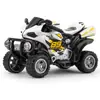 Moto de Brinquedo OffRoad Desenho Animado DieCast para Meninos Branca