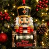 Adorno de Regalo en Efectivo de Nuevo Producto Transfronterizo Colgante de Artesanía de Madera de Dibujos Animados de Navidad