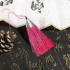 Accesorio de Sombrero con Flecos de Borlas Cortas Estilo Antiguo, Materiales Hechos a Mano para DIY, Decoración Colgante de Abanico Marcador de Libros Vintage