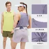 Colete Esportivo Adesivo Sem Costura para Homens, Leve, Respirável, Antibacteriano, Sem Mangas, Top Colete Esportivo para Fitness ao Ar Livre Corrida